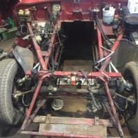 Jaguar E Type gearbox & clutch. Gearbox and clutch replacement on a Jaguar E Type.